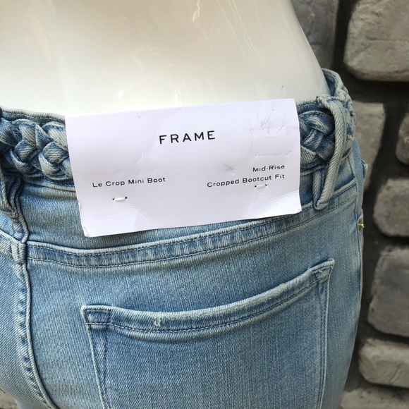 ⭐️HP🧜‍♀️ Frame LeCrop Mini Bootcut Jeans NWT sz27 - Picture 5 of 10